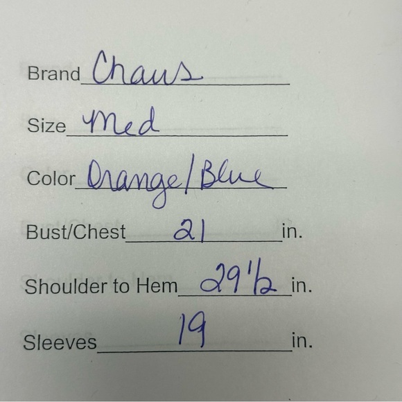 Chaus New York Women’s Multicolor Stripe Button-Down Blouse – Size M - Picture 8 of 8